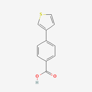 molecular formula C11H8O2S B1361814 4-(3-噻吩基)苯甲酸 CAS No. 29886-64-4