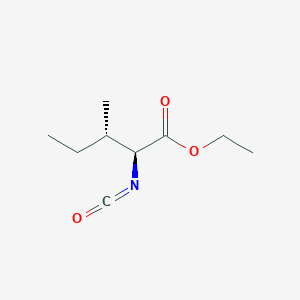 molecular formula C9H15NO3 B13618152 ethyl (2S,3S)-2-isocyanato-3-methylpentanoate CAS No. 64505-11-9