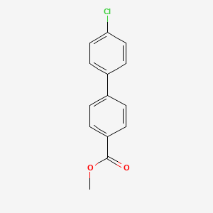 molecular formula C14H11ClO2 B1361821 Methyl 4'-chloro[1,1'-biphenyl]-4-carboxylate CAS No. 89901-02-0