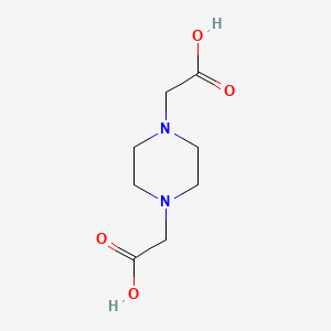 molecular formula C8H14N2O4 B1361823 1,4-Piperazinediacetic acid CAS No. 5430-78-4