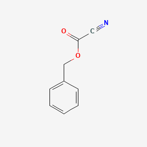 molecular formula C9H7NO2 B1361826 苄基氰甲酸酯 CAS No. 5532-86-5