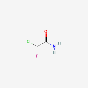 molecular formula C2H3ClFNO B1361830 Chlorofluoroacetamide CAS No. 431-09-4