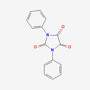 molecular formula C15H10N2O3 B1361832 1,3-Diphenylimidazolidine-2,4,5-trione CAS No. 6488-59-1