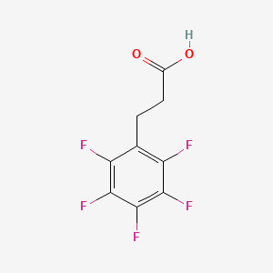 molecular formula C9H5F5O2 B1361833 3-(Pentafluorophenyl)propionic acid CAS No. 2002-92-8