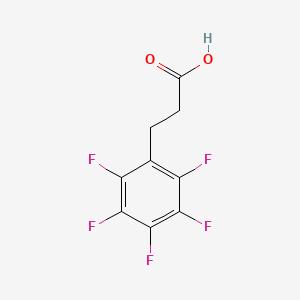 molecular formula C9H5F5O2 B1361833 3-(Pentafluorophenyl)propanoic acid CAS No. 2002-92-8