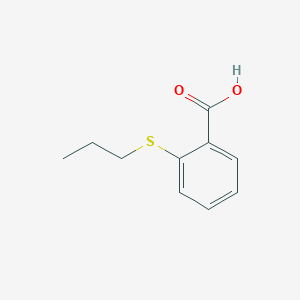 molecular formula C10H12O2S B1361836 2-(Propylthio)benzoic acid CAS No. 21213-10-5