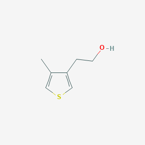 molecular formula C7H10OS B13618364 4-Methyl-3-thiopheneethanol 