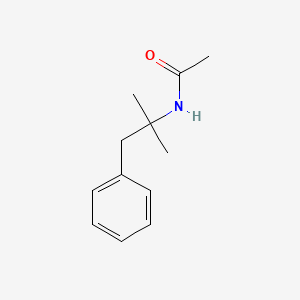 molecular formula C12H17NO B1361841 n-(2-Methyl-1-phenylpropan-2-yl)acetamide CAS No. 5531-33-9
