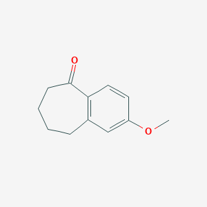 molecular formula C12H14O2 B1361842 2-Methoxy-6,7,8,9-tetrahydro-benzocyclohepten-5-one CAS No. 6500-65-8