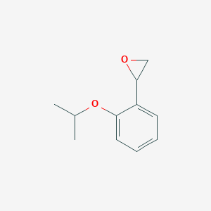 molecular formula C11H14O2 B13618428 2-[2-(Propan-2-yloxy)phenyl]oxirane 