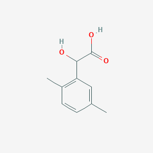 molecular formula C10H12O3 B1361854 2-(2,5-Dimethylphenyl)-2-hydroxyacetic acid CAS No. 5766-40-5