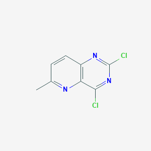 molecular formula C8H5Cl2N3 B1361856 2,4-Dichloro-6-methylpyrido[3,2-d]pyrimidine CAS No. 30212-52-3