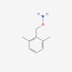 molecular formula C9H13NO B13618599 O-(2,6-Dimethylbenzyl)hydroxylamine 