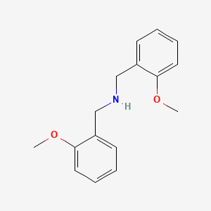 molecular formula C16H19NO2 B1361861 N-(2-methoxybenzyl)-1-(2-methoxyphenyl)methanamine CAS No. 178903-65-6