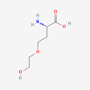 molecular formula C6H13NO4 B13618685 O-(2-Hydroxyethyl)-L-homoserine 