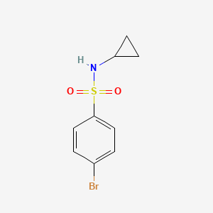 molecular formula C9H10BrNO2S B1361870 4-bromo-N-cyclopropylbenzenesulfonamide CAS No. 331950-30-2