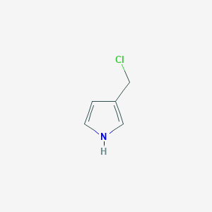 molecular formula C5H6ClN B13618707 3-(Chloromethyl)-1H-pyrrole 