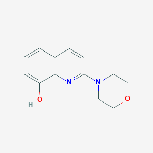 molecular formula C13H14N2O2 B1361873 2-Morpholin-4-yl-quinolin-8-ol CAS No. 70125-21-2
