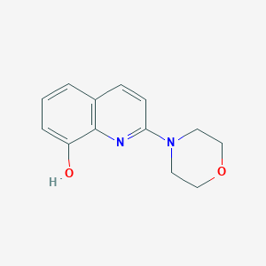 molecular formula C13H14N2O2 B1361873 2-(吗啉-4-基)喹啉-8-醇 CAS No. 70125-21-2