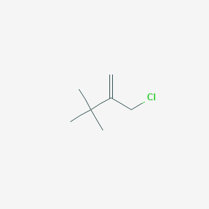 molecular formula C7H13Cl B13618810 2-(Chloromethyl)-3,3-dimethylbut-1-ene 
