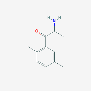 molecular formula C11H15NO B13618847 2-Amino-1-(2,5-dimethylphenyl)propan-1-one 