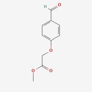 molecular formula C10H10O4 B1361890 Methyl 2-(4-formylphenoxy)acetate CAS No. 73620-18-5