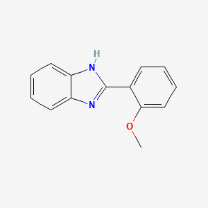 molecular formula C14H12N2O B1361892 2-(2-甲氧基苯基)-1H-苯并咪唑 CAS No. 6528-85-4