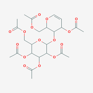 molecular formula C24H32O15 B013619 六-O-乙酰基-内缩醛 CAS No. 51450-24-9