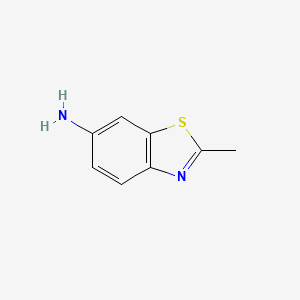 molecular formula C8H8N2S B1361900 2-甲基苯并[d]噻唑-6-胺 CAS No. 2941-62-0