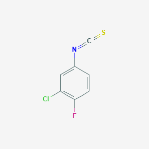molecular formula C7H3ClFNS B136191 3-Chloro-4-fluorophenyl isothiocyanate CAS No. 137724-66-4
