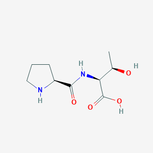 molecular formula C9H16N2O4 B13619159 Prolyl-Threonine 
