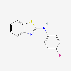 molecular formula C13H9FN2S B1361917 Protein kinase inhibitor 6 CAS No. 348-45-8