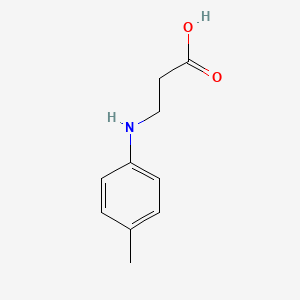 molecular formula C10H13NO2 B1361931 3-对甲苯基氨基丙酸 CAS No. 27418-59-3