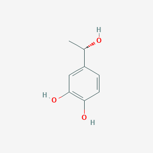 molecular formula C8H10O3 B13619448 (s)-4-(1-Hydroxyethyl)benzene-1,2-diol 