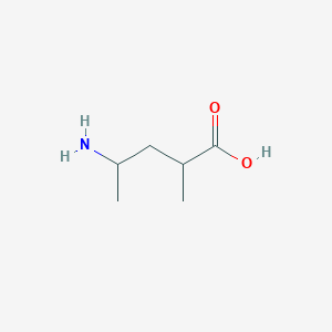 molecular formula C6H13NO2 B13619460 4-Amino-2-Methylpentansaure 
