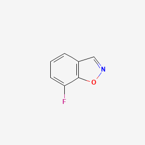 molecular formula C7H4FNO B13619512 7-Fluorobenzo[d]isoxazole 