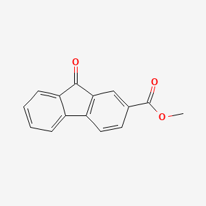 molecular formula C15H10O3 B13619542 methyl 9-oxo-9H-fluorene-2-carboxylate 