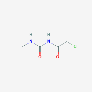 molecular formula C4H7ClN2O2 B1361955 1-(2-Chloro-acetyl)-3-methyl-urea CAS No. 4791-22-4