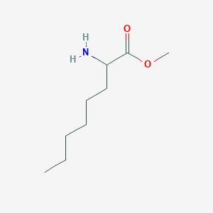molecular formula C9H19NO2 B13619624 Methyl 2-aminooctanoate 