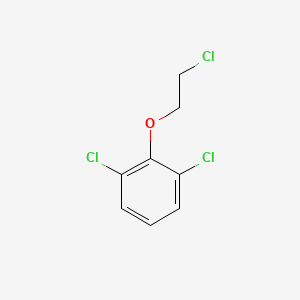 molecular formula C8H7Cl3O B1361965 1,3-Dichloro-2-(2-chloro-ethoxy)-benzene CAS No. 53491-29-5