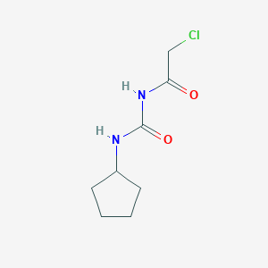 3-(2-Chloroacetyl)-1-cyclopentylurea