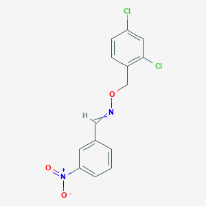 3-nitrobenzenecarbaldehyde O-(2,4-dichlorobenzyl)oxime