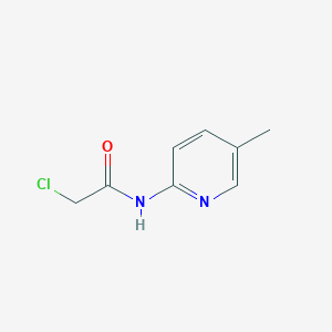 molecular formula C8H9ClN2O B136197 2-氯-N-(5-甲基吡啶-2-基)乙酰胺 CAS No. 143416-74-4