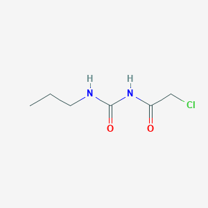 molecular formula C6H11ClN2O2 B1361981 1-(2-Chloro-acetyl)-3-propyl-urea CAS No. 4791-26-8