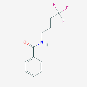 molecular formula C11H12F3NO B13619856 N-(4,4,4-trifluorobutyl)benzamide 