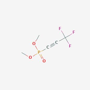 molecular formula C5H6F3O3P B13619907 Dimethyl (3,3,3-trifluoroprop-1-yn-1-yl)phosphonate 