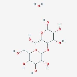 molecular formula C12H22O11.H2O<br>C12H24O12 B013620 D-Lactose monohydrate CAS No. 64044-51-5