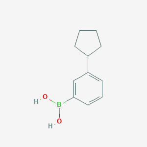 molecular formula C11H15BO2 B13620009 (3-Cyclopentylphenyl)boronic acid 