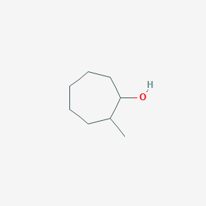 molecular formula C8H16O B13620101 2-Methylcycloheptan-1-ol 