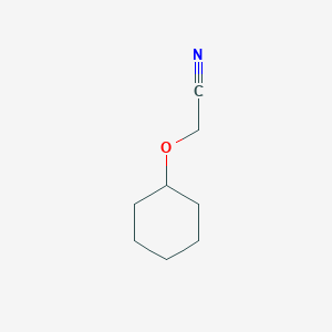 molecular formula C8H13NO B13620138 2-(Cyclohexyloxy)acetonitrile 